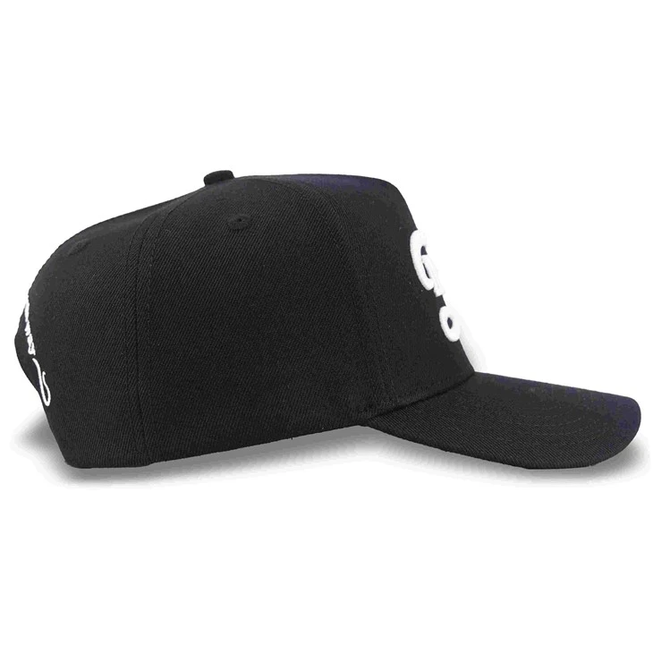 Black Serpentine Icon Logo Baseball Cap