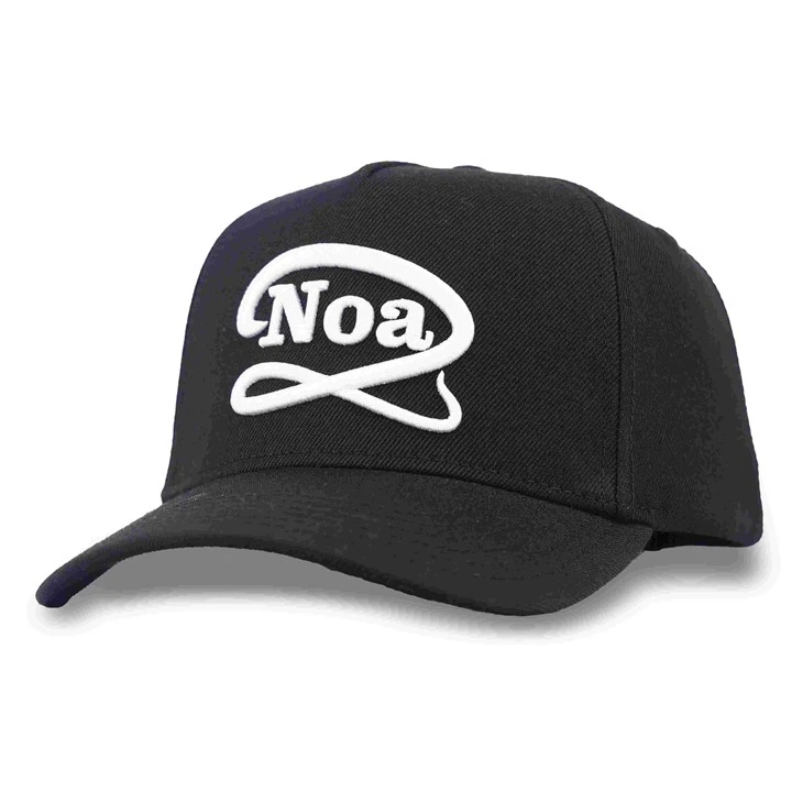 Black Serpentine Icon Logo Baseball Cap